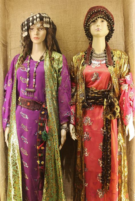 Traditional Kurdish festive clothing from Iraqi Kurdistan. Ca. 1975 ...