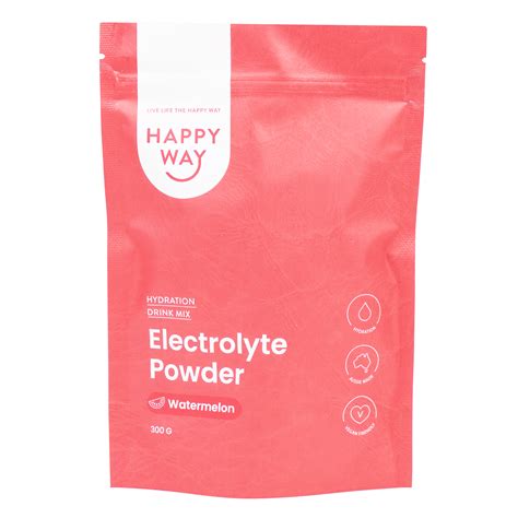 Electrolytes Powder | Watermelon Flavour (300g) | Happy Way