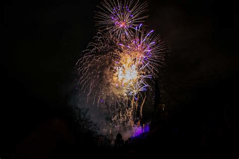 Fireworks over Edinburgh Castle - The Taste SF