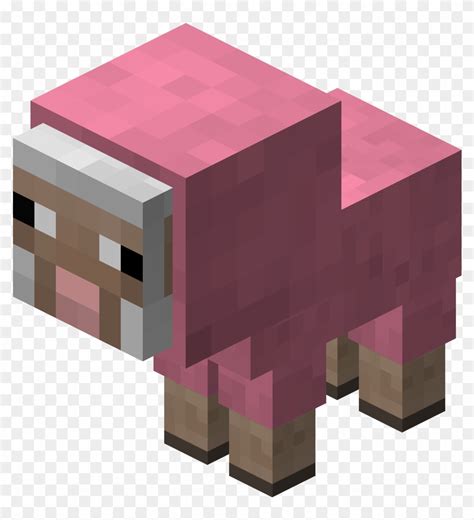 Baby Pink Sheep - Minecraft Light Blue Sheep, HD Png Download - 795x970 ...