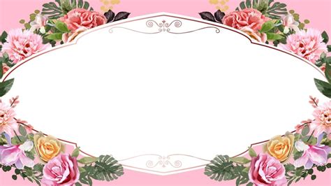 Pink Floral Flowers Vintage Retro Nature Powerpoint Background For Free ...