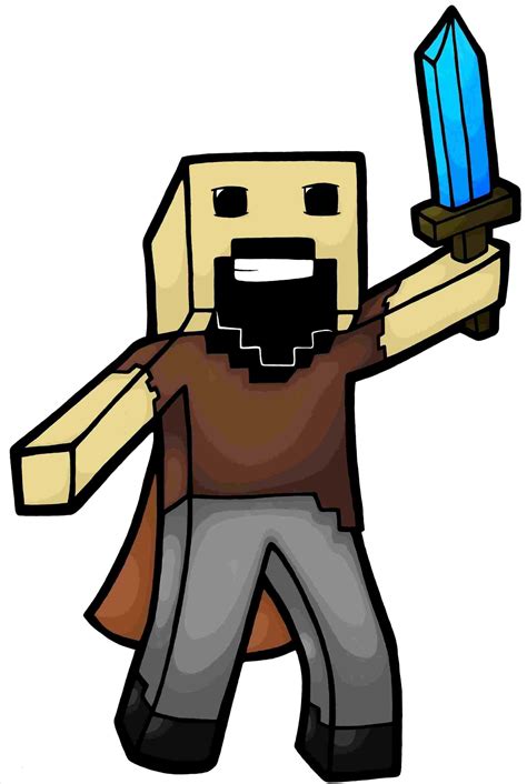 Drawing Minecraft Characters | Free download on ClipArtMag