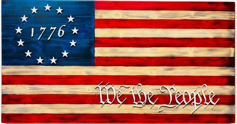 Handmade We the People Betsy Ross 1776 Flag - Etsy