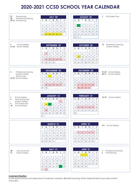 Cherokee County Schools Calendar 2021 and 2022