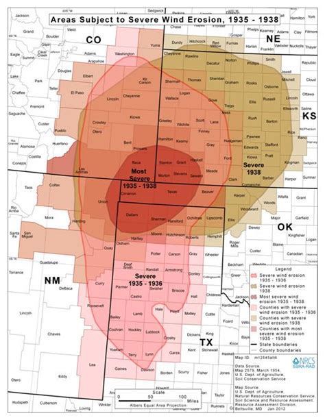 Dust Bowl Map