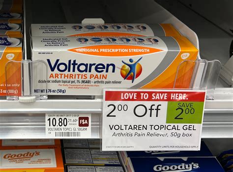 Nice Discount On Voltaren Arthritis Pain Gel At Publix – Just $6.30 ...