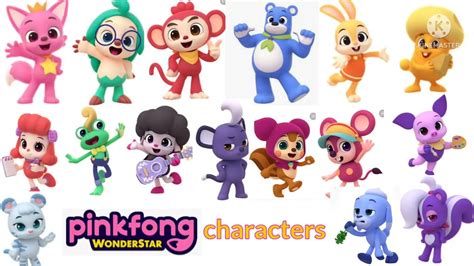 pinkfong Wonderstar characters. - YouTube