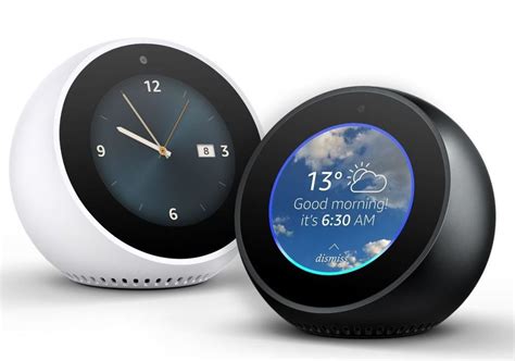 Amazon Echo Spot - New Amazon Smart Home Device Features Circular Screen