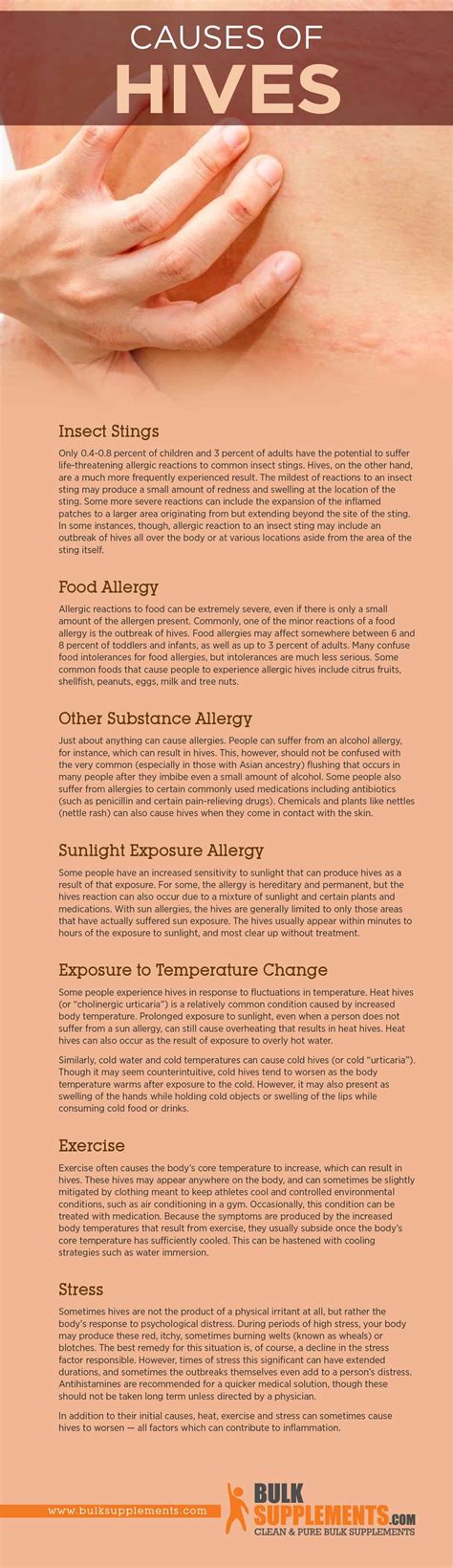 Hives: Symptoms, Causes & Treatment