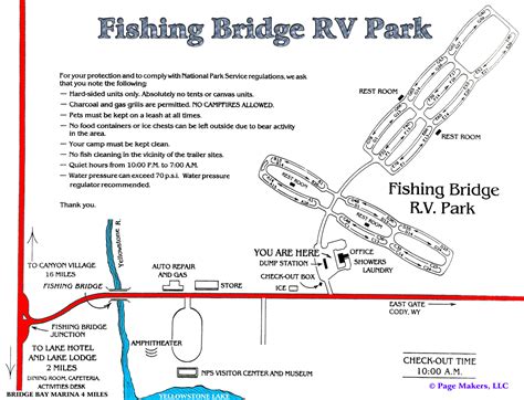 Fishing Bridge Rv Park Map – The World Map