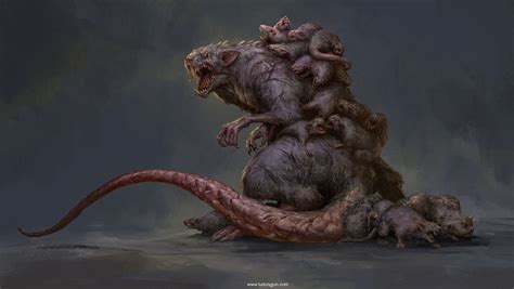 ArtStation - Rat Creature Design, Russell Dongjun Lu | Creature fantasy ...