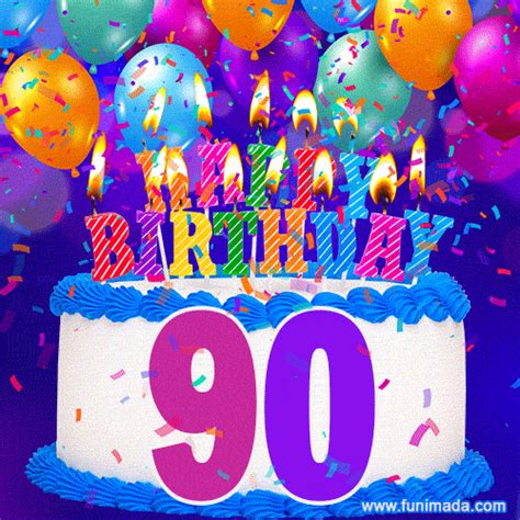 Happy 90th Birthday Animated Gifs - Download On Funimada.com BCD