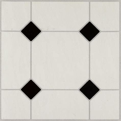 Black & White Vinyl Flooring - tyjsergdhj2