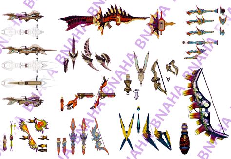 MH Concepts WEAPONS by Bnaha on DeviantArt