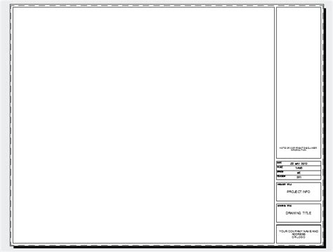 Title Block Template Autocad Download - okdamer