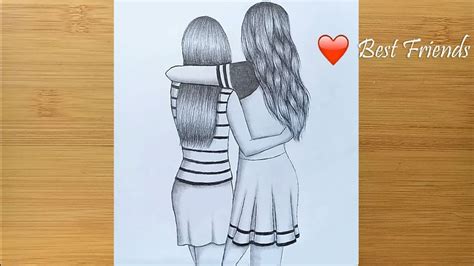 20+ New For Step By Step Best Friend Forever Step By Step Bff Drawings ...