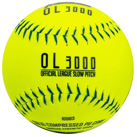 Tournament Play Slow Pitch Softball, 12.0", Franklin's official size ...