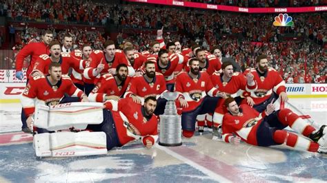 NHL 18 - Florida Panthers Stanley Cup Celebration - YouTube