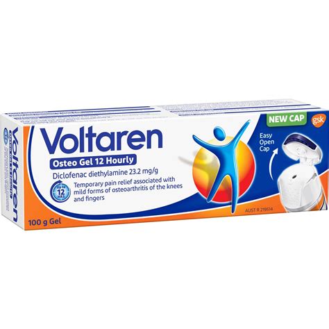 Voltaren Osteo Gel 12 Hourly Long Lasting Gel 100g | Woolworths