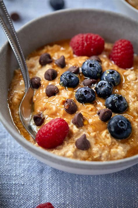 Healthy Chocolate Peanut Butter Oatmeal Breakfast Recipe – Easy Oatmeal ...