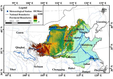 Location of Huang-Huai-Hai River Basin | Download Scientific Diagram