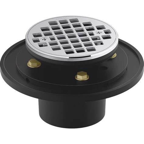 KOHLER Clearflo Round Brass Tile-in Shower Drain in the Shower Drains ...