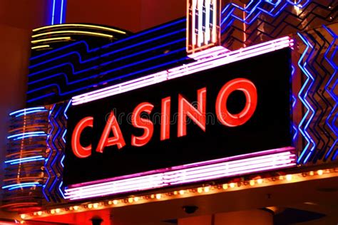 Casino Neon Lights Stock Image - Image: 5032141