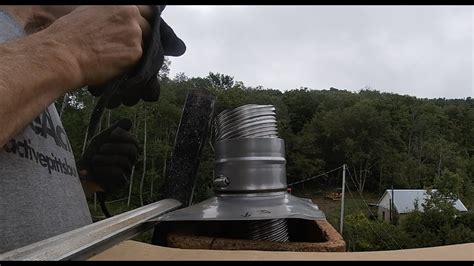 Tutorial- Installing a stainless steel chimney liner. My way. - YouTube