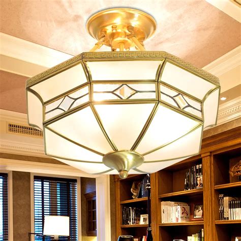 Fashion copper ceiling light balcony ceiling light lighting qd02-in ...