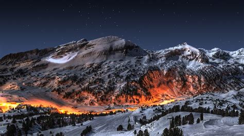 Mountain Night Wallpaper - WallpaperSafari