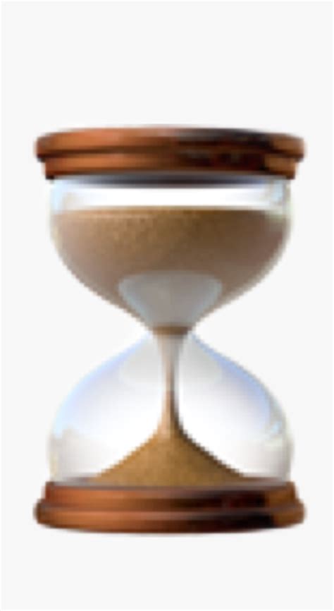 Transparent Clock Emoji Png - Sand Clock Emoji Png, Png Download ...