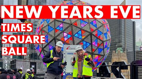 NYC Times Square NEW YEARS EVE 2024 Ball Drop Test at One Times Square ...