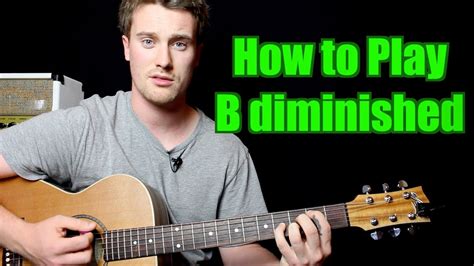 How to Play - B diminished (Chord, Guitar) - YouTube