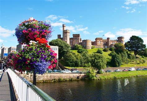 A (rare) sunny day in Inverness, Scotland - gateway to the Scottish ...