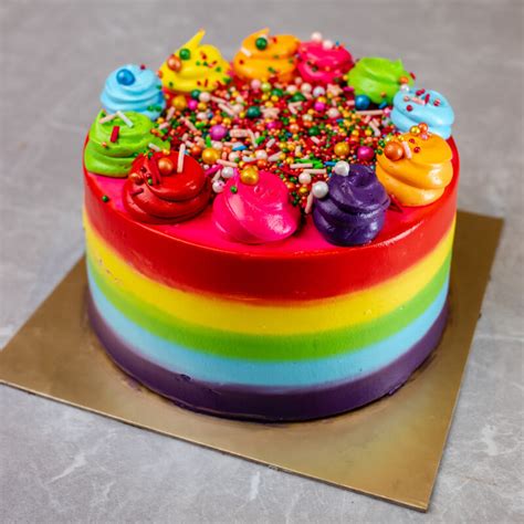 Order Rainbow Cake Online Delivery in Nagercoil | Greatest Bakery