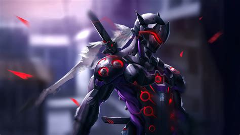 Genji, Overwatch, 4K, #3.1917 Wallpaper PC Desktop