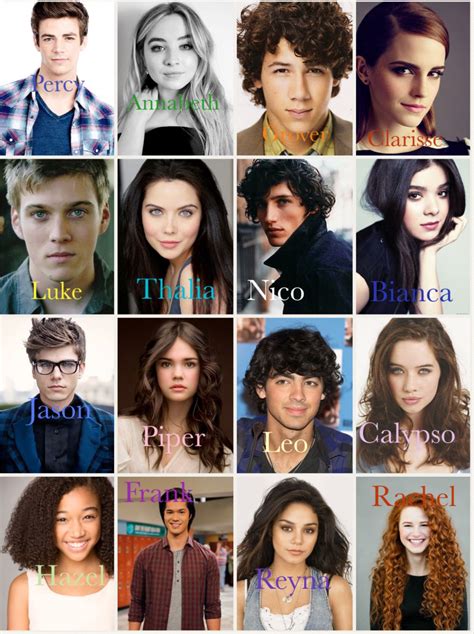 Percy Jackson Characters | Percy jackson characters, Percy jackson cast ...