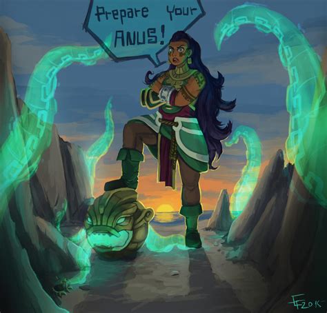 Illaoi fan art by edwo on DeviantArt