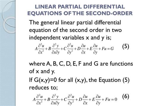 PPT - PARTIAL DIFFERENTIAL EQUATIONS PowerPoint Presentation - ID:2511480