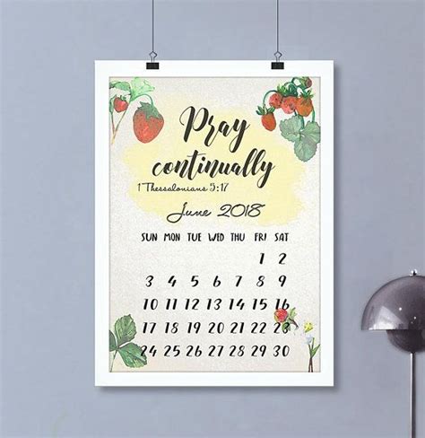 Printable calendar Scripture calendar Bible verse calendar Monthly ...