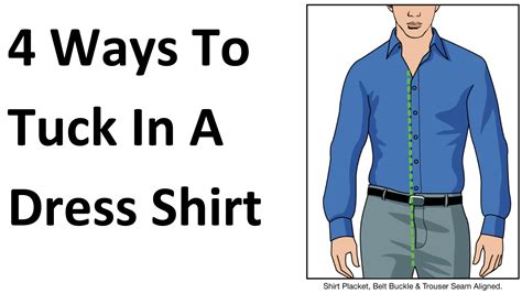 4 Ways To Tuck-In A Shirt - How To Properly Tuck In Your Dress Shirts ...