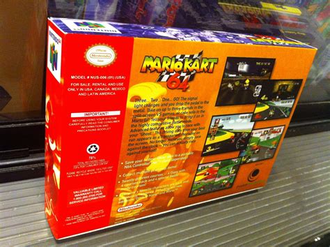 Mario Kart 64 | Box My Games! Reproduction game boxes