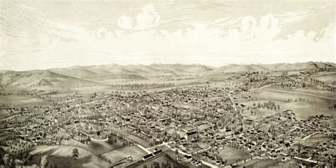 Beautiful old map of Amherst, Massachusetts in 1886 - KNOWOL