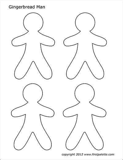 Gingerbread Man | Free Printable Templates & Coloring Pages ...