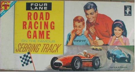 Four Lane Road Racing Game on the Sebring Track | Board Game ...