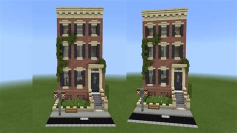 Minecraft Tutorial NYC Townhouse | Minecraft house designs, Minecraft ...