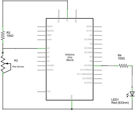 Flex Sensor with Arduino - theoryCIRCUIT - Do It Yourself Electronics ...