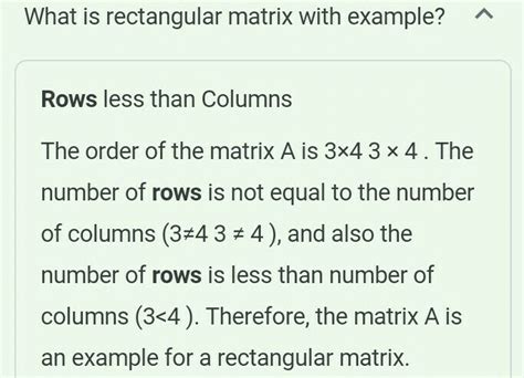 what is a rectangular matrix - Maths - Commercial Mathematics ...