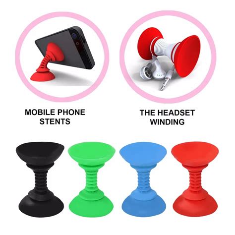 Multifunctional PU Silicone Double end Suction Cup Holder Sucker Strong ...