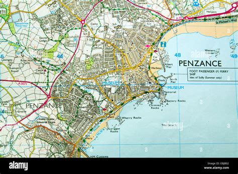 Penzance Map | Color 2018